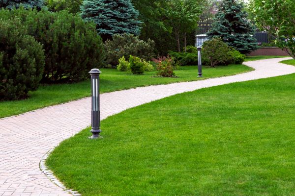 Backyard Sidewalk Installation in Fort Pierce